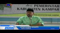 BUPATI KAMPAR KEMBALI SERAHKAN AMBULANCE DESA DI DUA DESA KECAMATAN